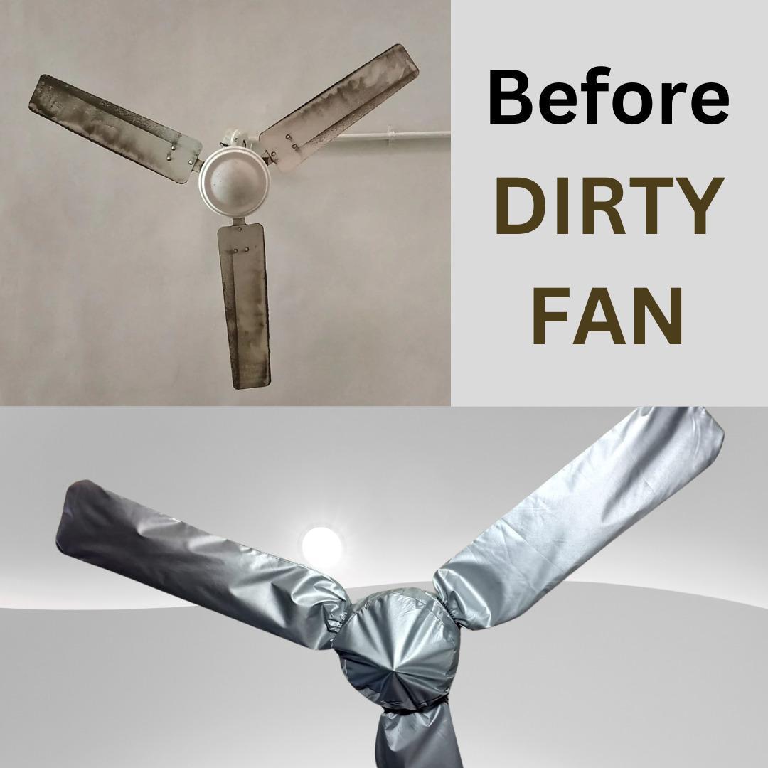 Ceiling Fan Cover Dust Proof Protects Against Dust Dirt Stains