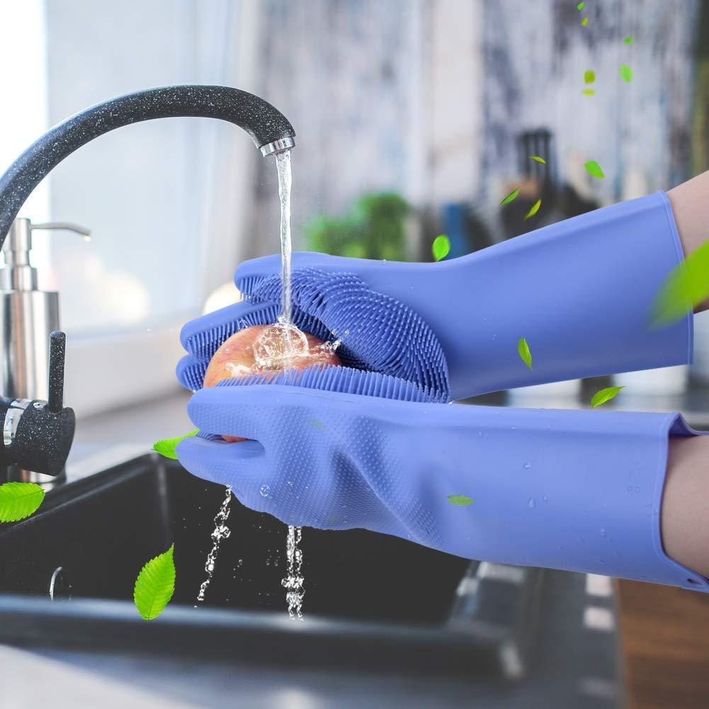 Silicon Washing Gloves High Quality Big Size - Household Accessory