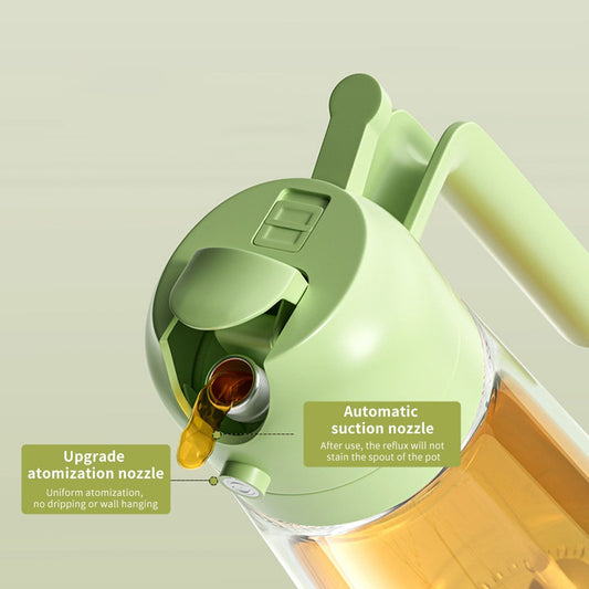 2-In-1 Oil Sprayer Bottle For Kitchen -For Cooking Oil Dispensing