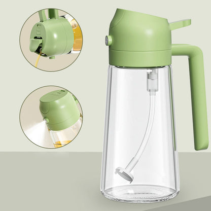 2-In-1 Oil Sprayer Bottle For Kitchen -For Cooking Oil Dispensing