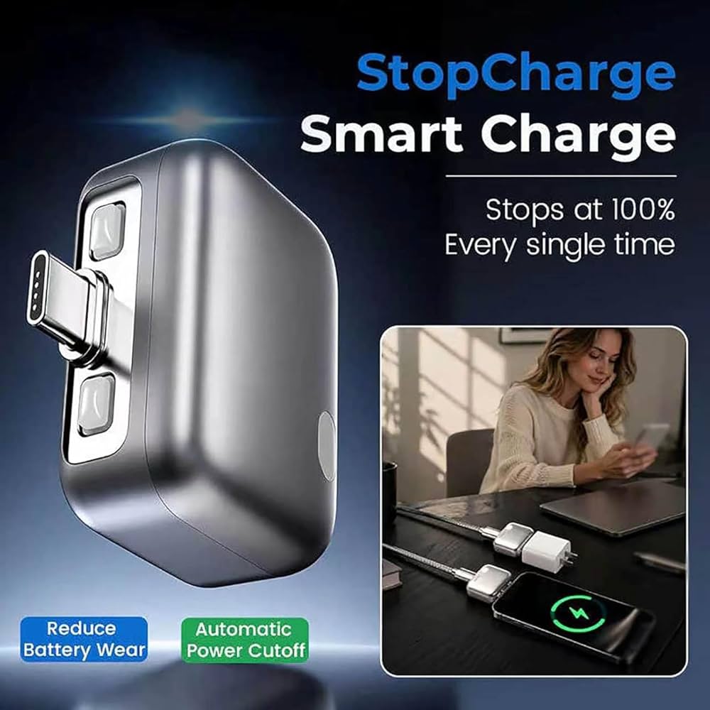 Smart Auto Stop Charging Adapter (USB-C)